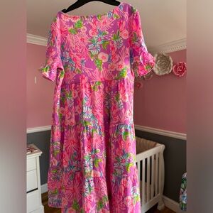 EUC lily Pulitzer dress girls size M(6-7)